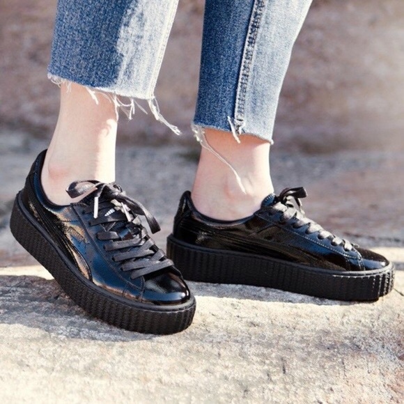 puma creeper wrinkled patent